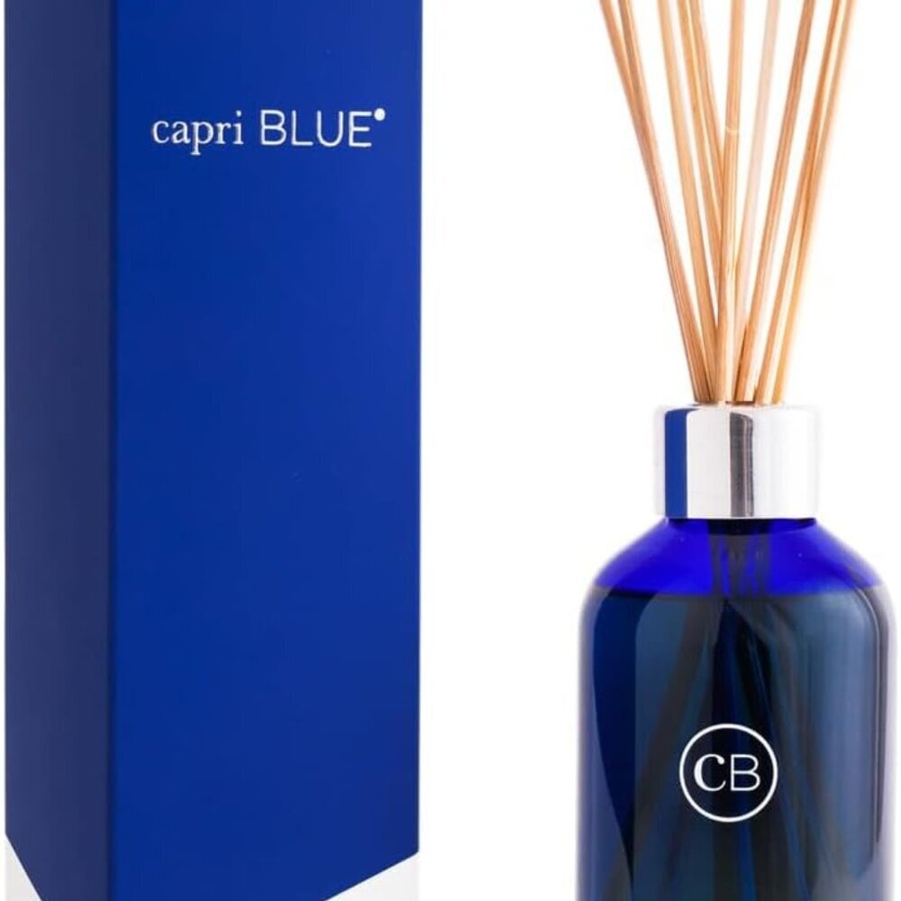 Volcano Reed Diffuser Set - Includes Reed Diffuser Sticks, Fragrance Oil, and Gl